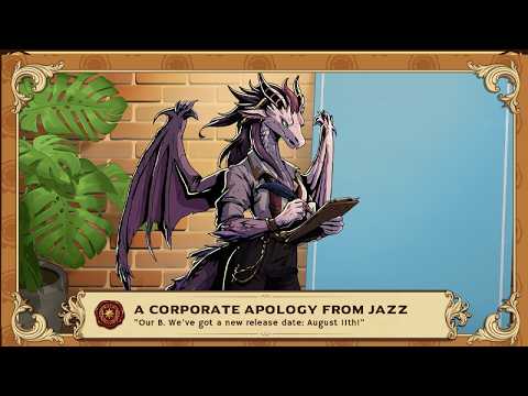 A corporate apology from Jazz | Ledgerbound releases August 11th!
