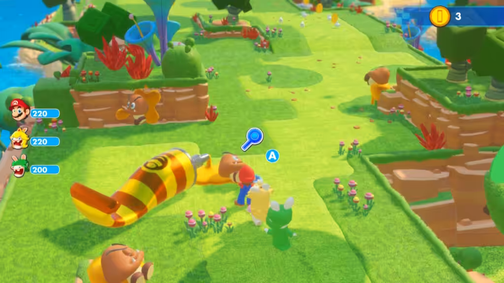 Mario + Rabbids: Kingdom Battle Combat System