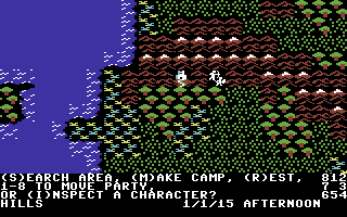 Commodore 64 Turn-based RPG 