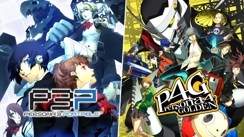 PErsona 3 Portable and Persona 4 Golden