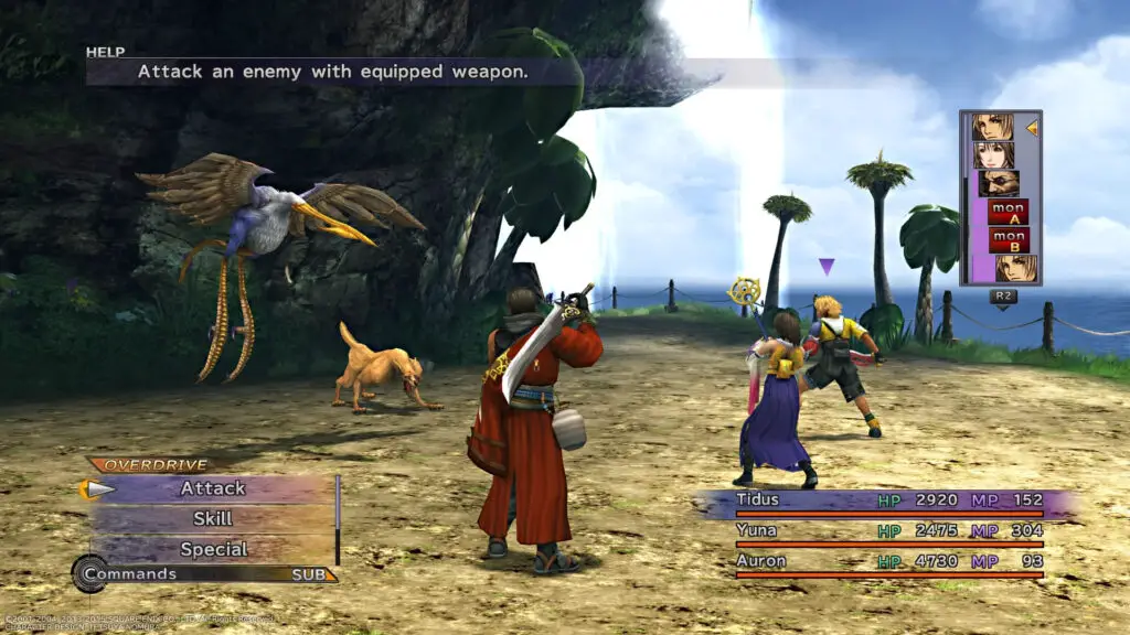 Final Fantasy X Battle System