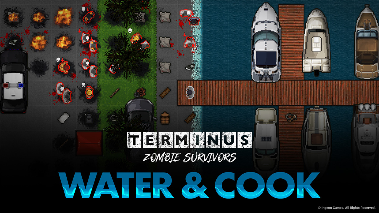 Terminus Zombie Survivors Water and Cook Update Key Art