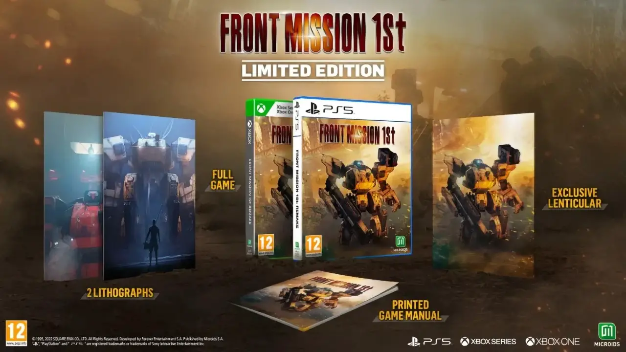 FRONT MISSION 1st Remake, limited physical edition