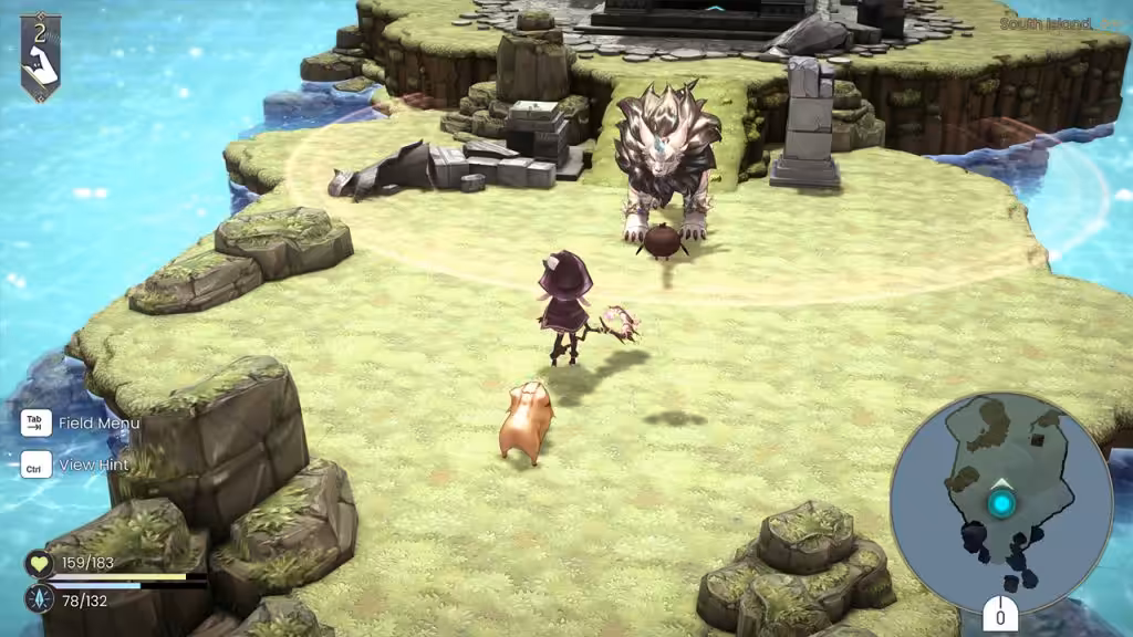 WitchSpring R, Aslan encounter