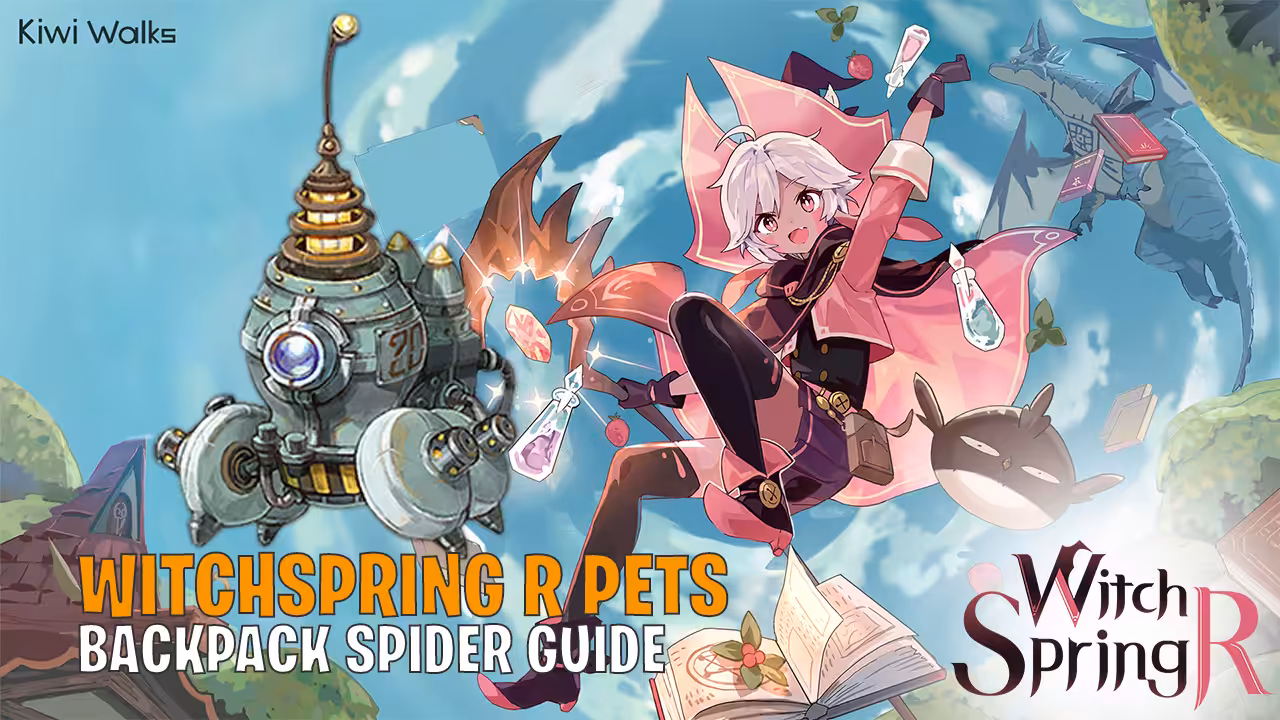 WitchSpring R, Backpack Spider, Featured Image