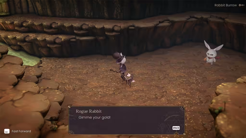 Rogue Rabbit, cave