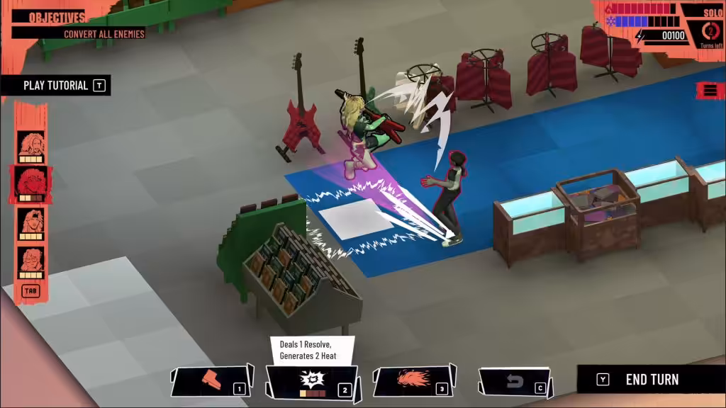 Tactichord: Glam strategy RPG