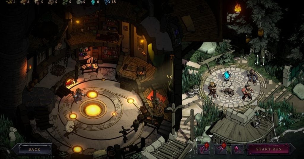 Blightstone Starting Screen