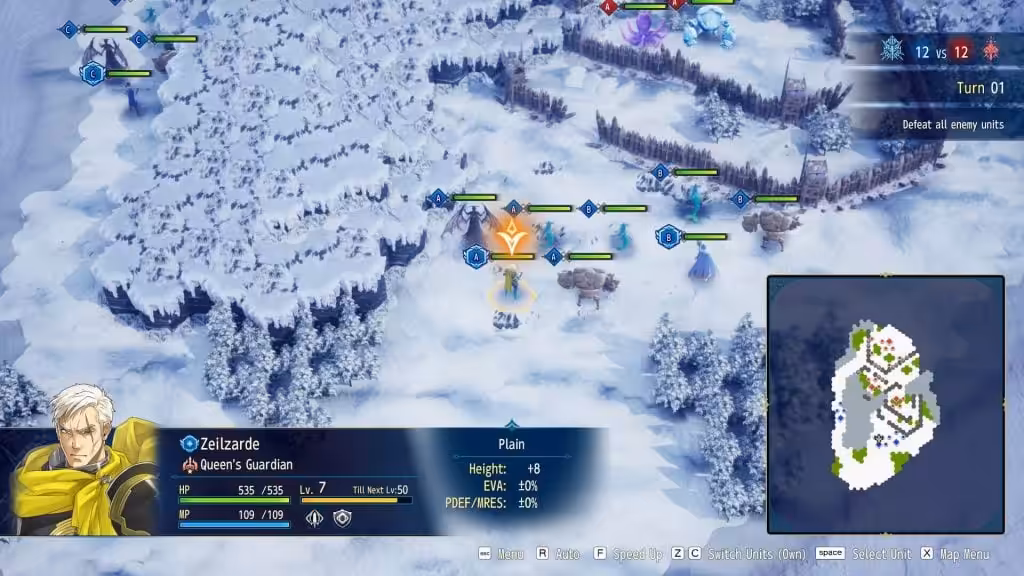 Brigandine Abyss Gameplay