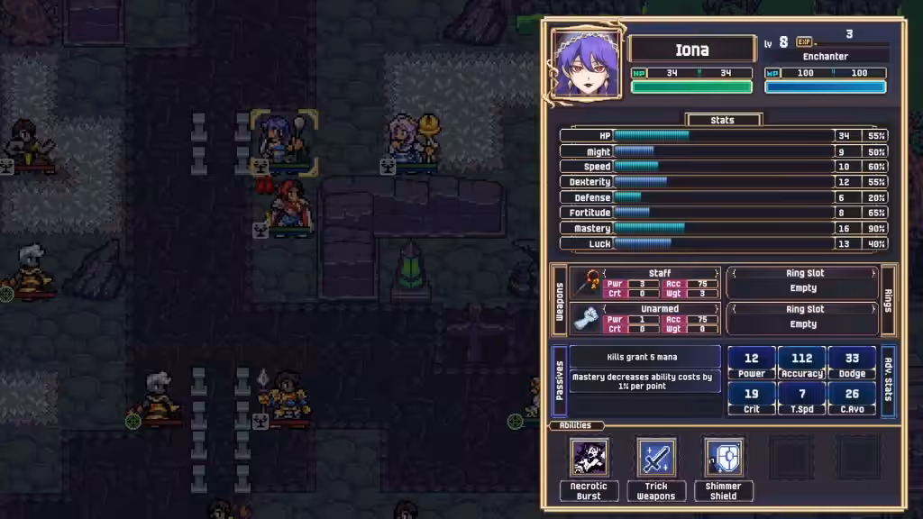 Dark Deity 3 stats