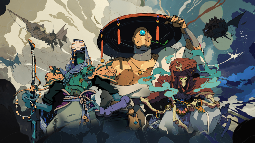 Cloudsphere, Oaken Developers’ New Game Is a Stylish Roguelite Deckbuilder Where Your Airship Is Your Deck