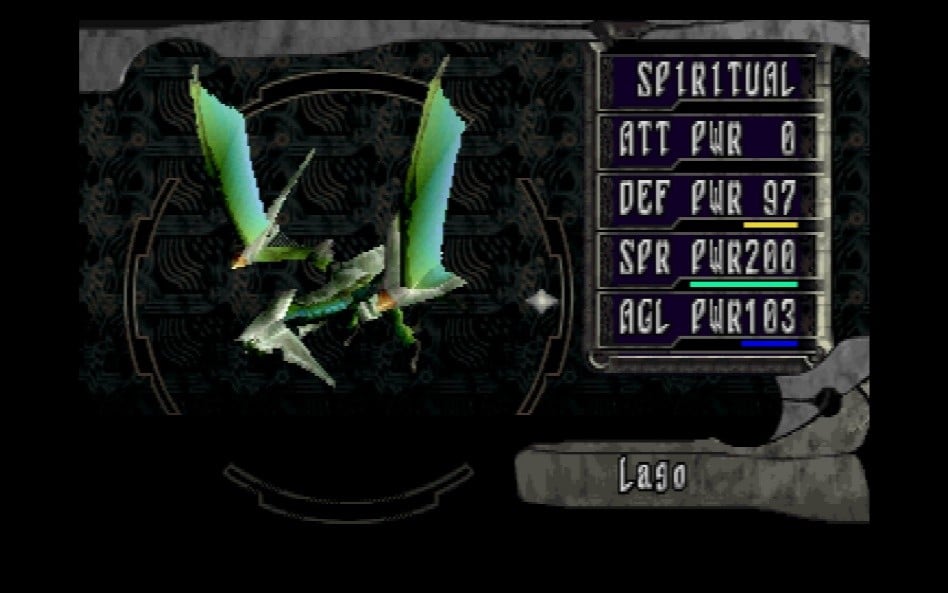 Panzer Dragoon Saga Magic Build