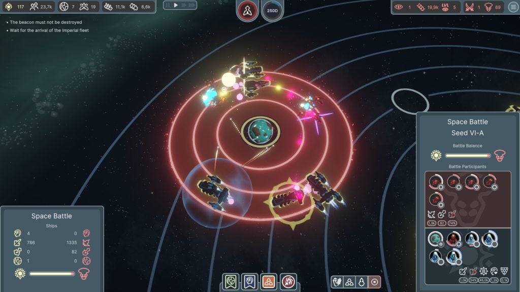 Solar Wave Is a 4X Strategy Game Where Thousands of Ships Fight on Their Own