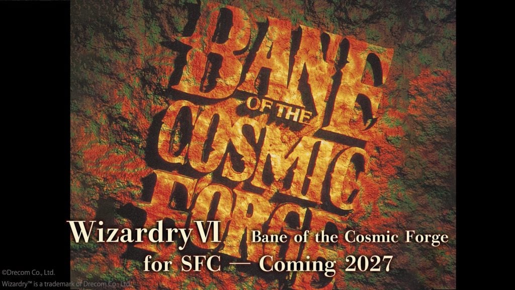 Super Famicom Wizardry Announced