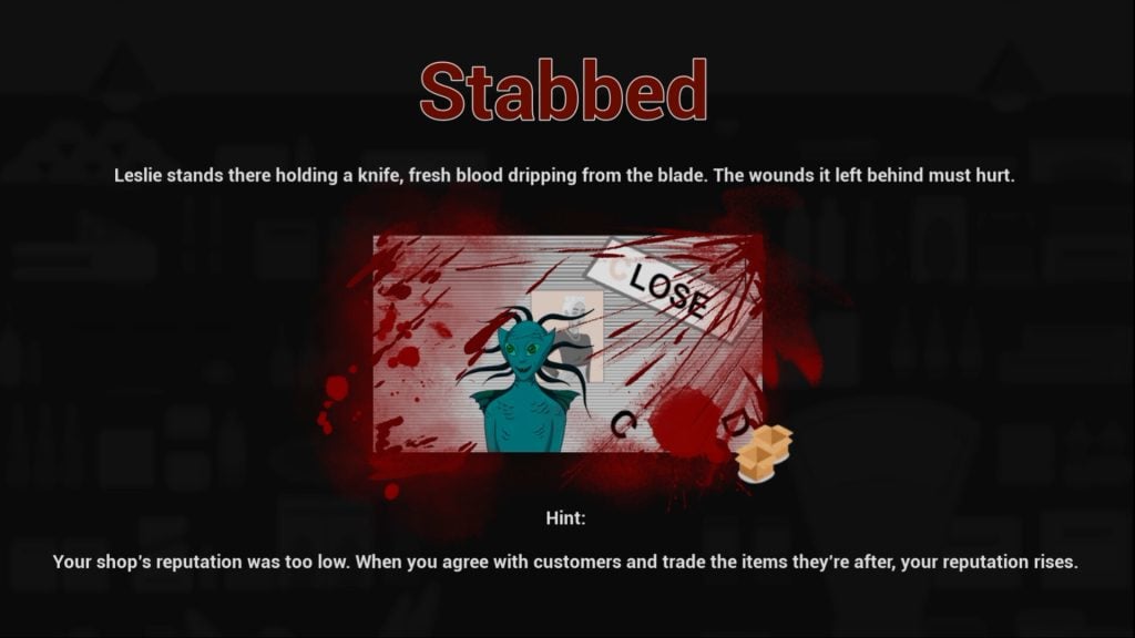 stabbed
