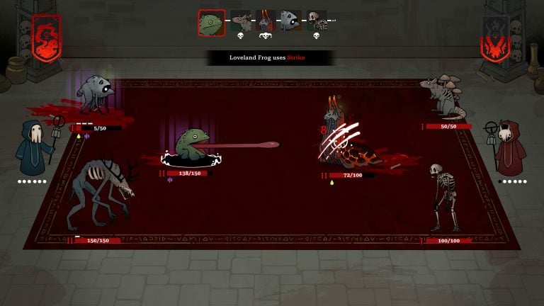 Creepy Horrors: Blood Cult 2 – Horror using Strike in combat