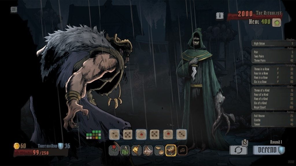 GrimKeep turn-based dice combat