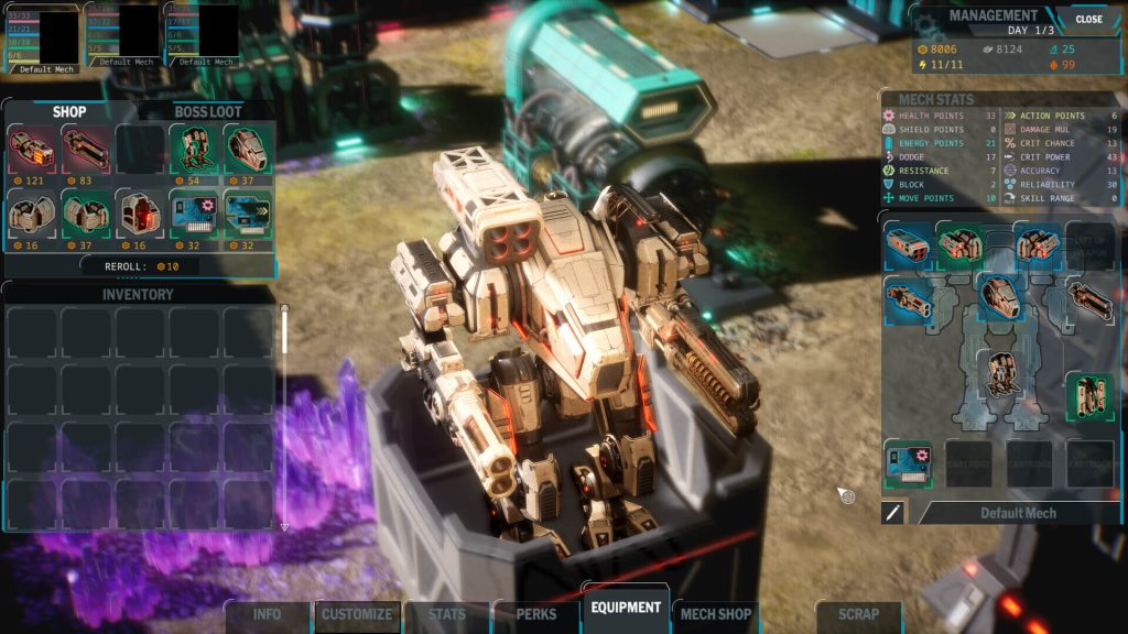 Mech Customization